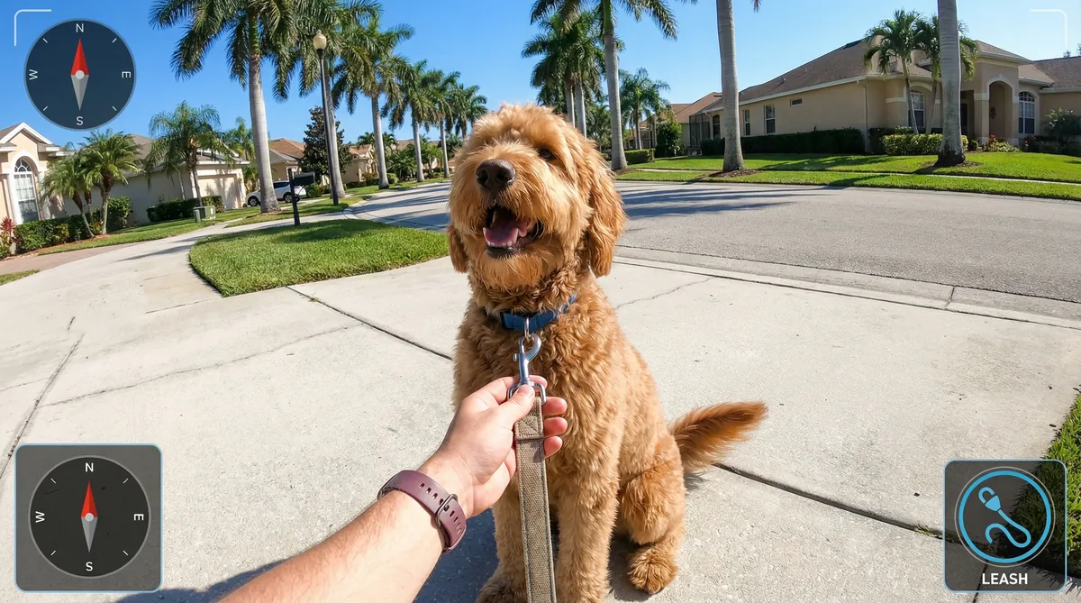 GPS-tracked dog walking in Sarasota and Lakewood Ranch, FL